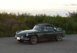 John's car, early morning